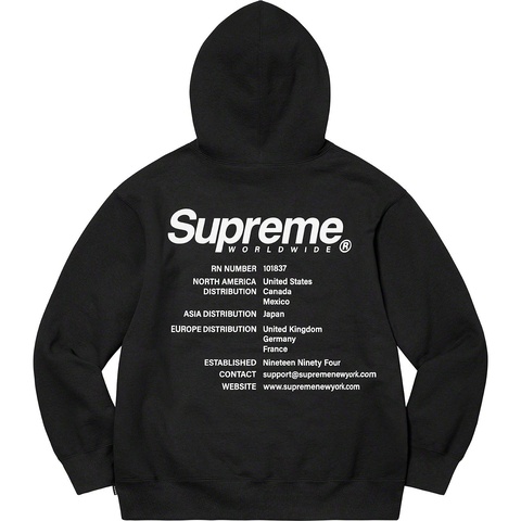 Supreme Worldwide Hooded Sweatshirt - Colorway