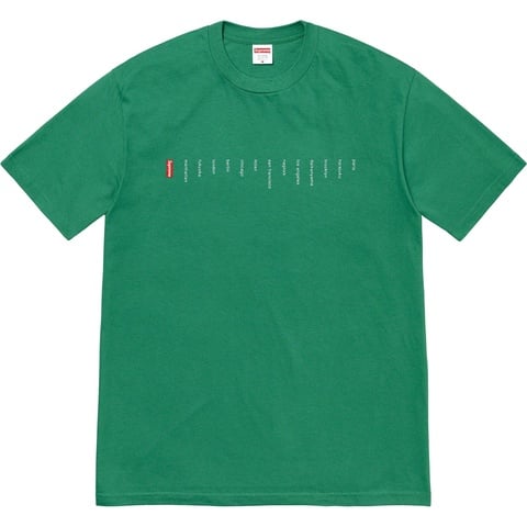 Supreme Location Tee - $40.00