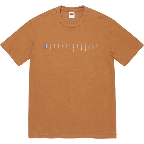 Supreme Location Tee - Colorway