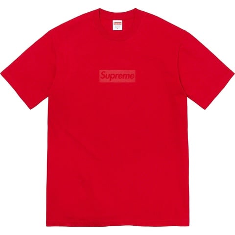 Tonal Box Logo Tee - spring/summer 2023 - Supreme