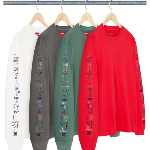 Supreme AOI Icons L/S Top - $98.00