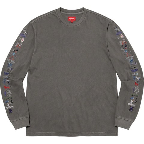 Supreme AOI Icons L/S Top - [hidden]