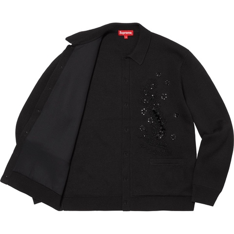 Beaded Appliqué Cardigan - spring/summer 2023 - Supreme