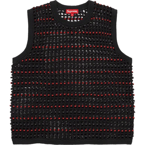 Supreme Beaded Sweater Vest シュプリーム ベスト Beaded Sweater Vest - spring/summer 2023 - Supreme