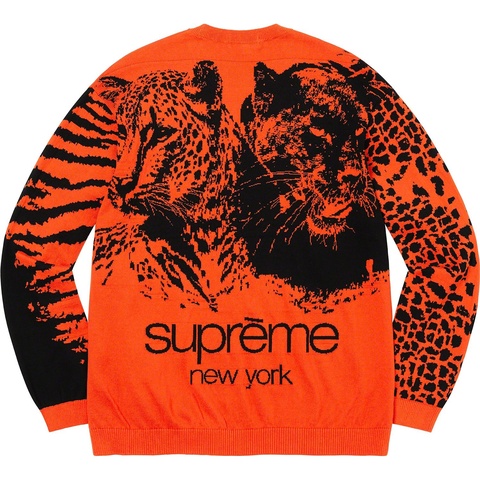 Supreme Big Cats Jacquard ニット Big Cats Jacquard L/S Top - spring/summer 2023 - Supreme