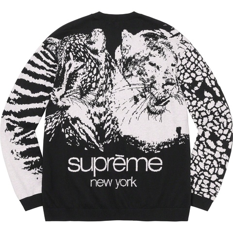 Big Cats Jacquard L/S Top - spring/summer 2023 - Supreme