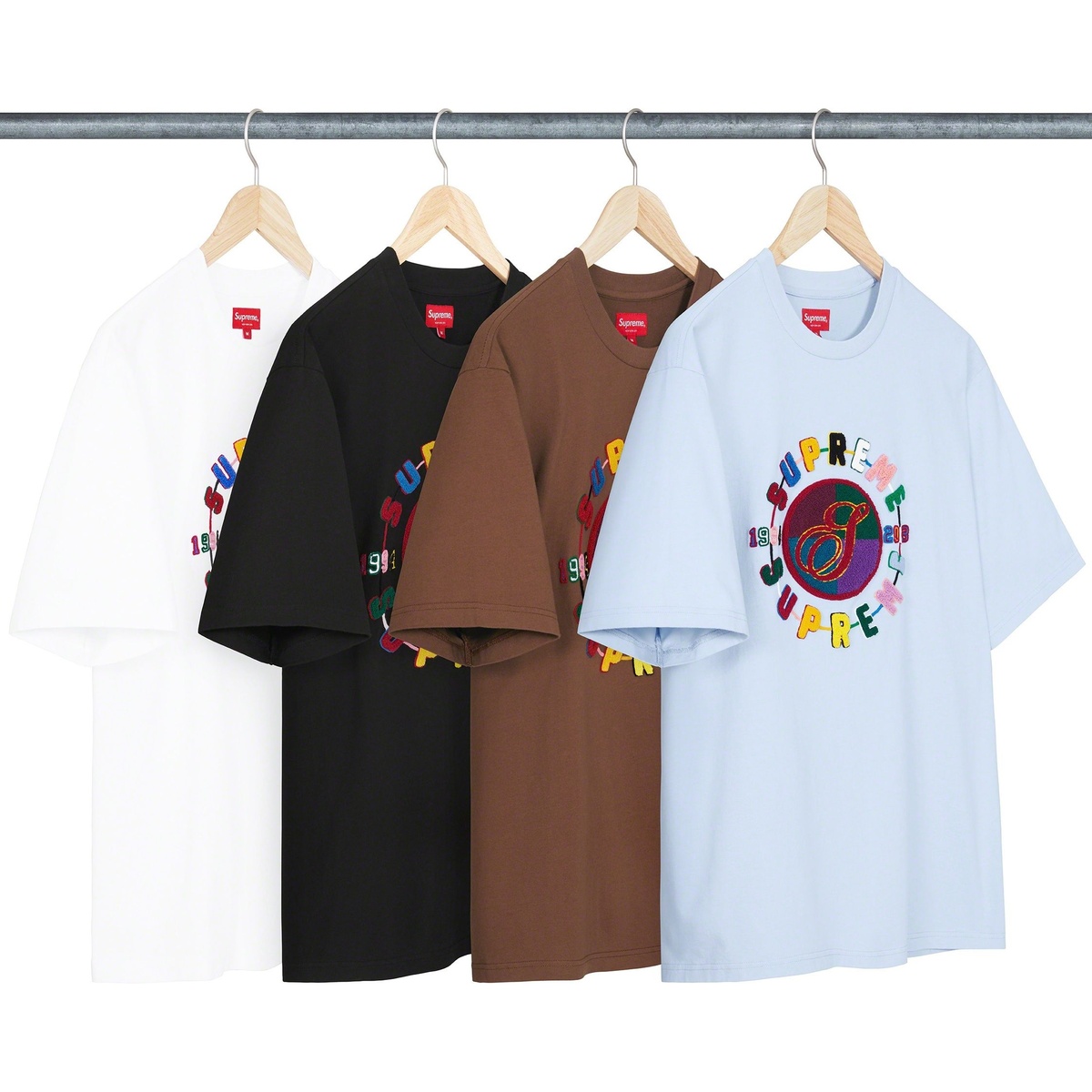 Supreme Chenille Crest S/S Top 白 M Chenille Crest S/S Top - spring/summer 2023 - Supreme