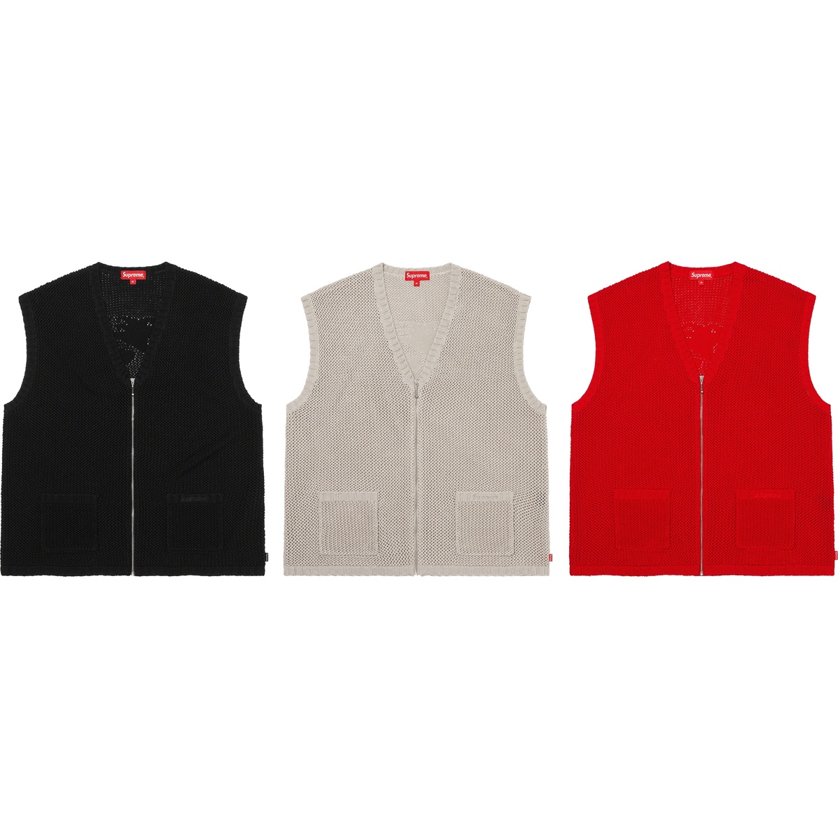 Dragon Zip Up Sweater Vest - spring/summer 2023 - Supreme
