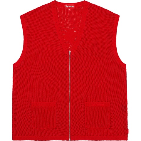 トップス SUPREME Dragon Zip Up Sweater Vest Msize Dragon Zip Up Sweater Vest - spring/summer 2023 - Supreme