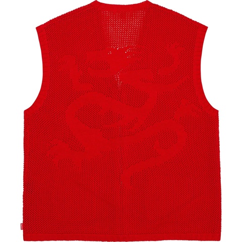 Dragon Zip Up Sweater Vest - spring/summer 2023 - Supreme
