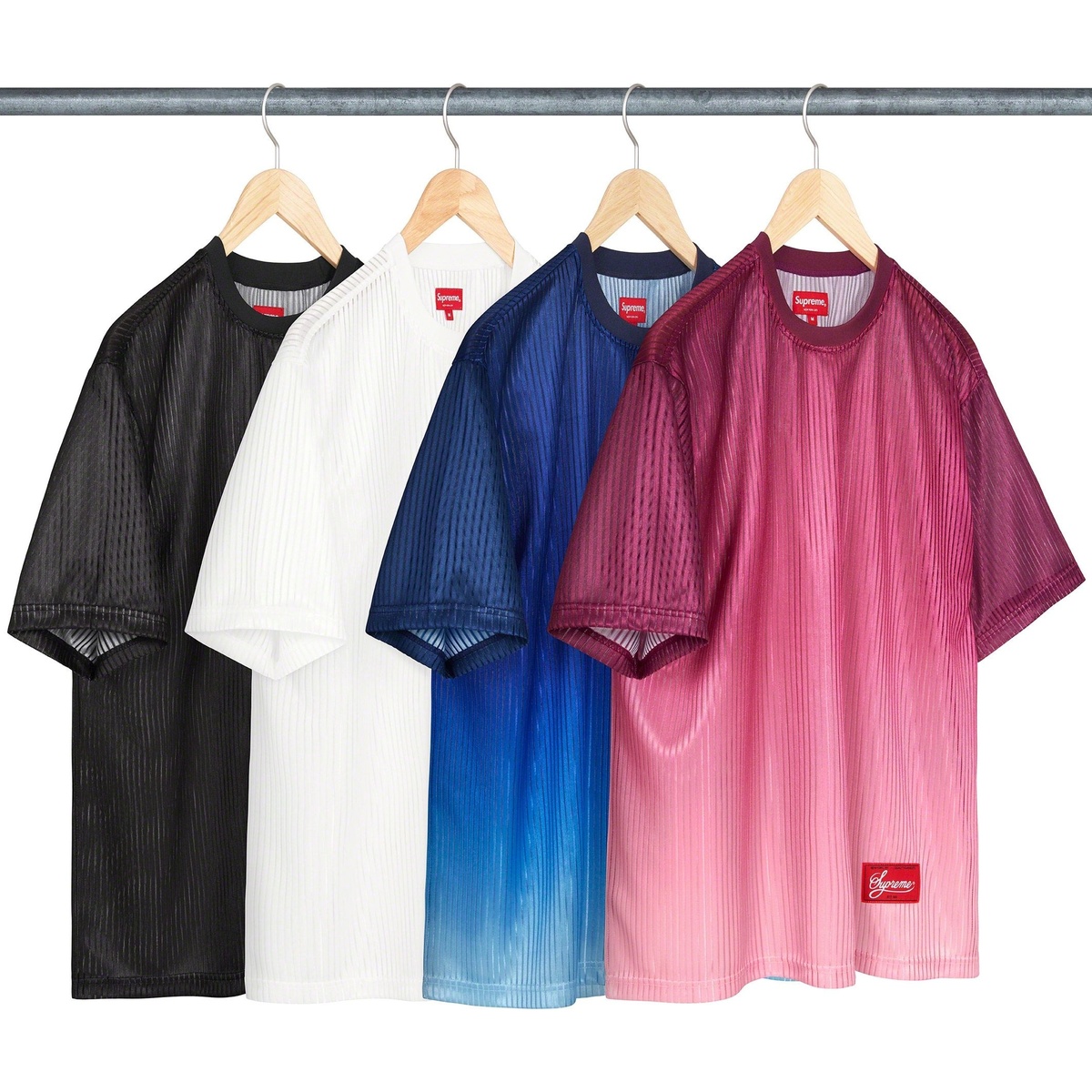 Gradient Mesh Stripe Jersey - spring/summer 2023 - Supreme