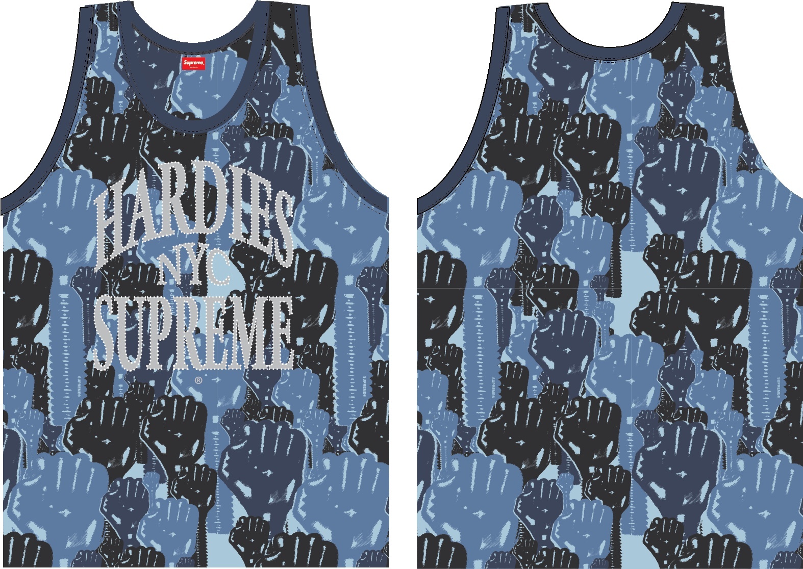 Supreme Hardies Camo Basketball Jersey (SS23)