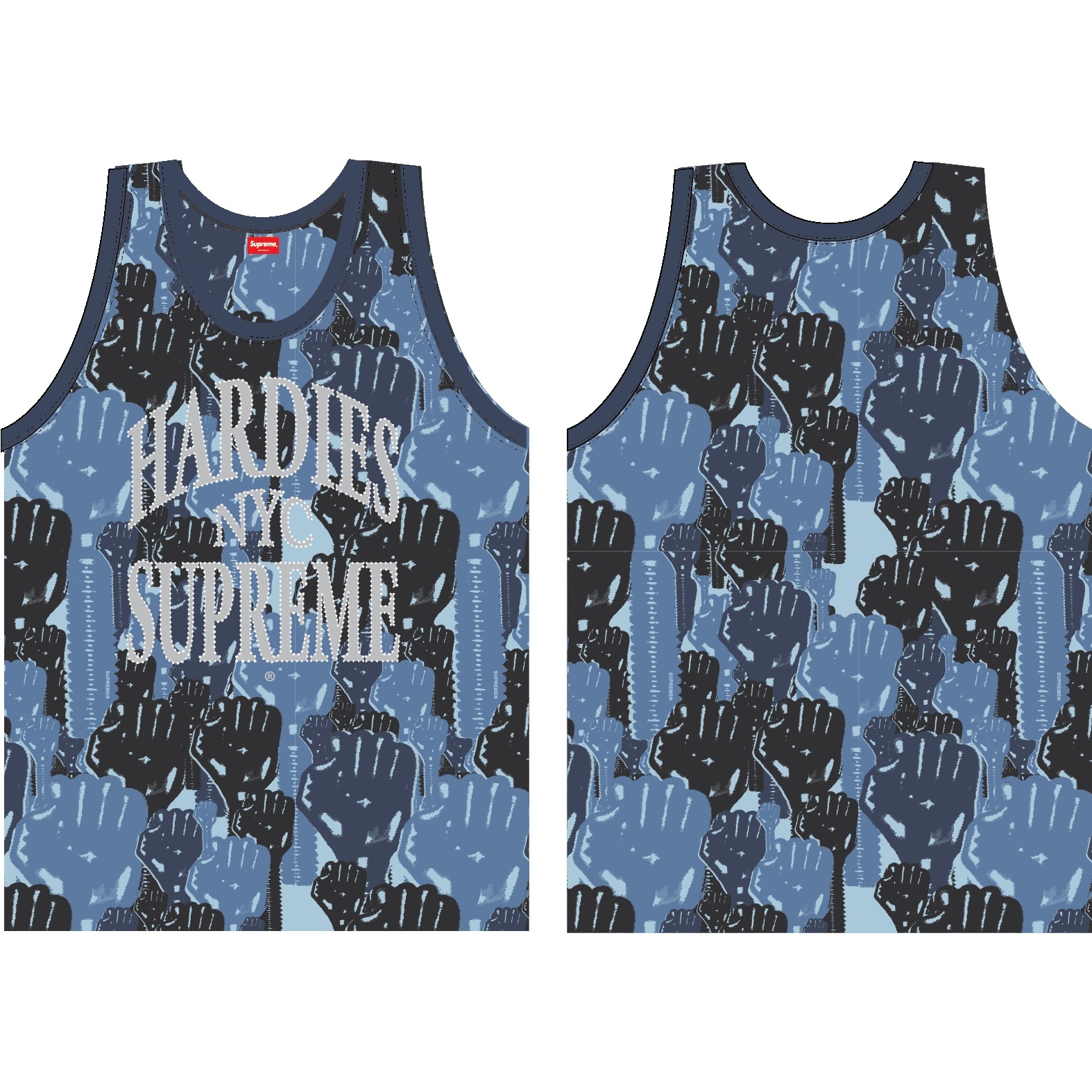 Supreme Hardies Camo Basketball Jersey (SS23)