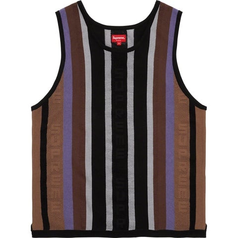 Supreme Knit Stripe Tank Top - [hidden]