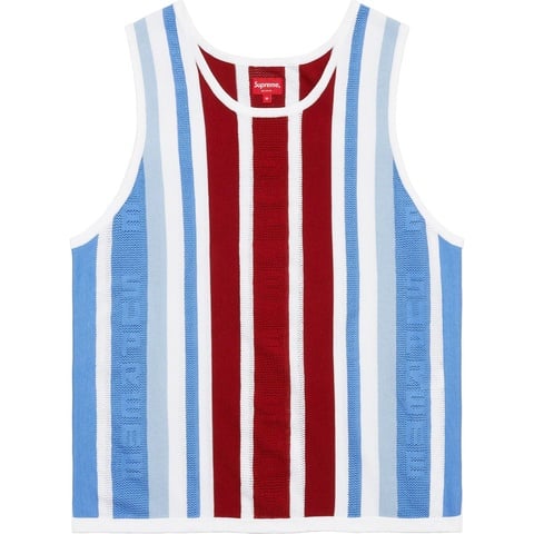 Supreme Knit Stripe Tank Top - Colorway