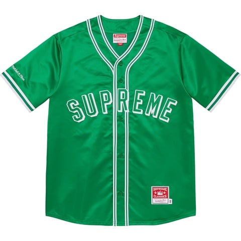 Supreme®/Mitchell & Ness® Satin Baseball Jersey - Supreme