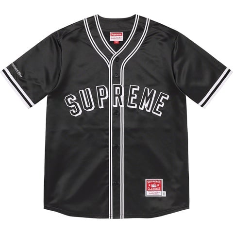 Supreme Supreme®/Mitchell & Ness® Satin Baseball Jersey - Colorway