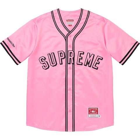 Supreme®/Mitchell & Ness® Satin Baseball Jersey - Supreme