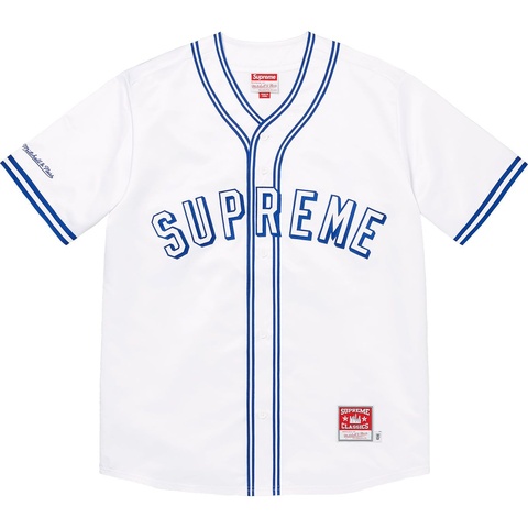 Supreme Supreme®/Mitchell & Ness® Satin Baseball Jersey - Colorway