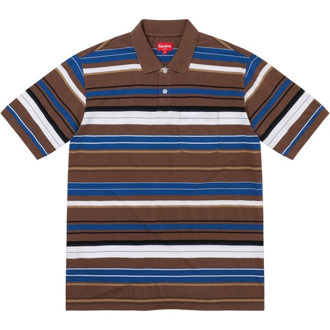 トップス Supreme multi stripe polo size S Multi Stripe Polo Sweater - Shop - Supreme