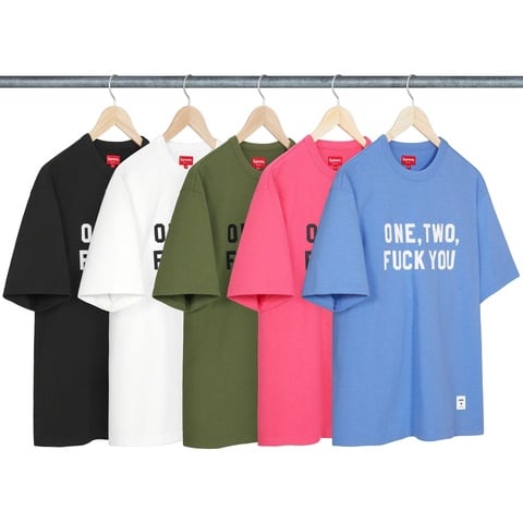 Supreme One Two Fuck You S/S Top - $68.00
