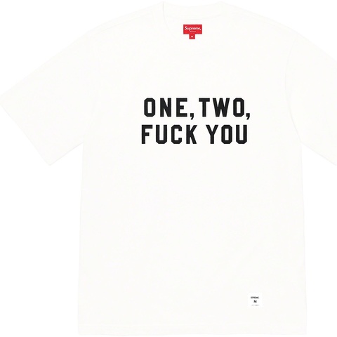Supreme One Two Fuck You S/S Top - Colorway