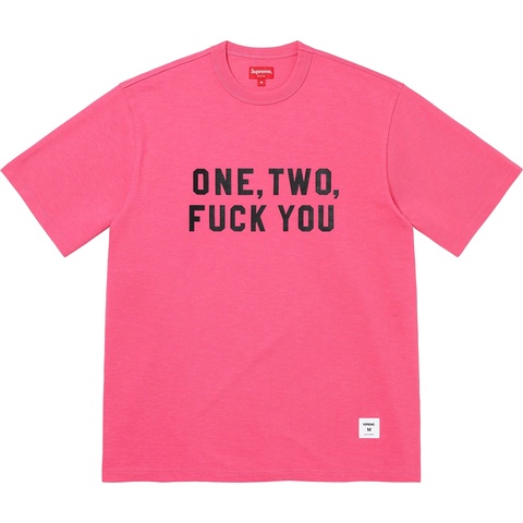 Supreme One Two Fuck You S/S Top - Colorway