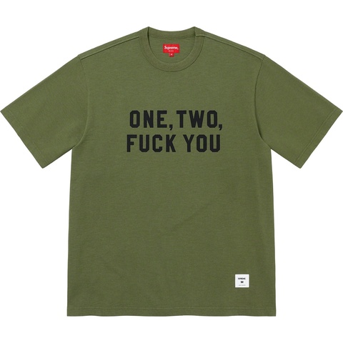 Supreme One Two Fuck You S/S Top - Colorway