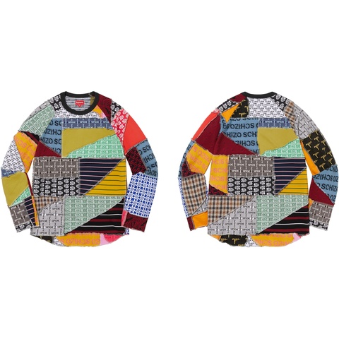 Patchwork Jacquard L/S Top - spring/summer 2023 - Supreme