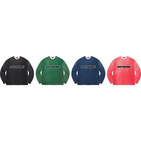 Supreme Printed Washed Sweater - $148.00