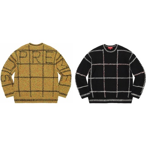 Supreme Quilt Stitch Sweater - $198.00