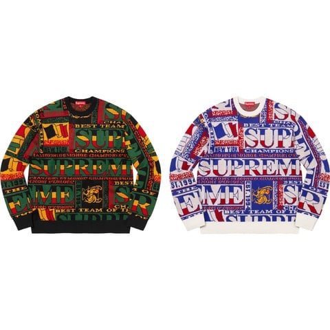 23ss Supreme ニットセーターXL レゲエScarf Sweater Scarf Sweater - spring/summer 2023 - Supreme