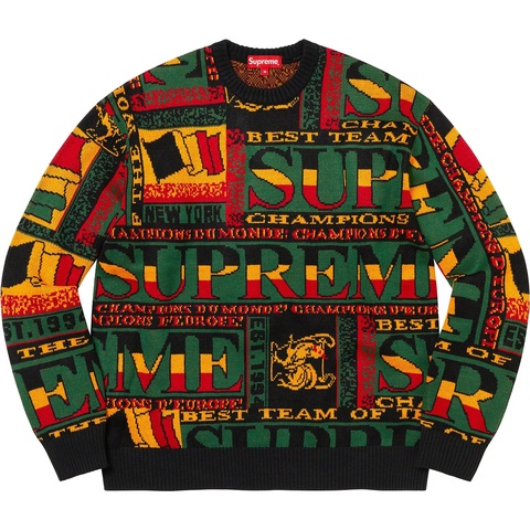 23ss Supreme ニットセーターXL レゲエScarf Sweater Scarf Sweater - spring/summer 2023 - Supreme