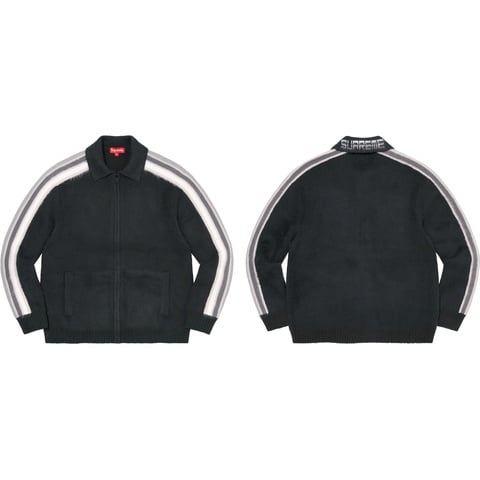 Sleeve Stripe Zip Up Sweater - spring/summer 2023 - Supreme
