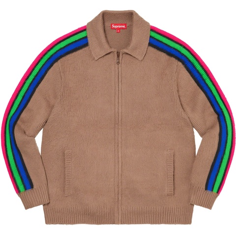 やまとSupreme Sleeve Stripe Zip Up Sleeve Stripe Zip Up Sweater - spring/summer 2023 - Supreme