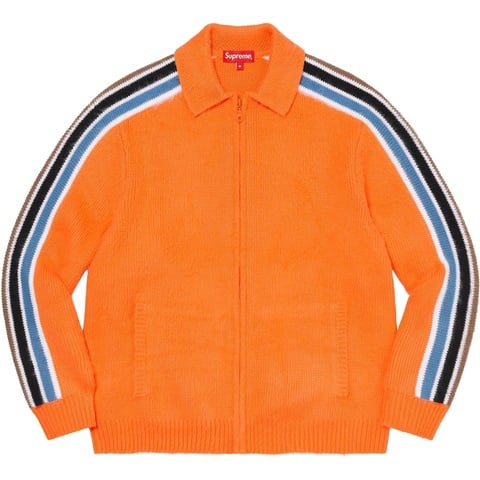 Sleeve Stripe Zip Up Sweater - spring/summer 2023 - Supreme