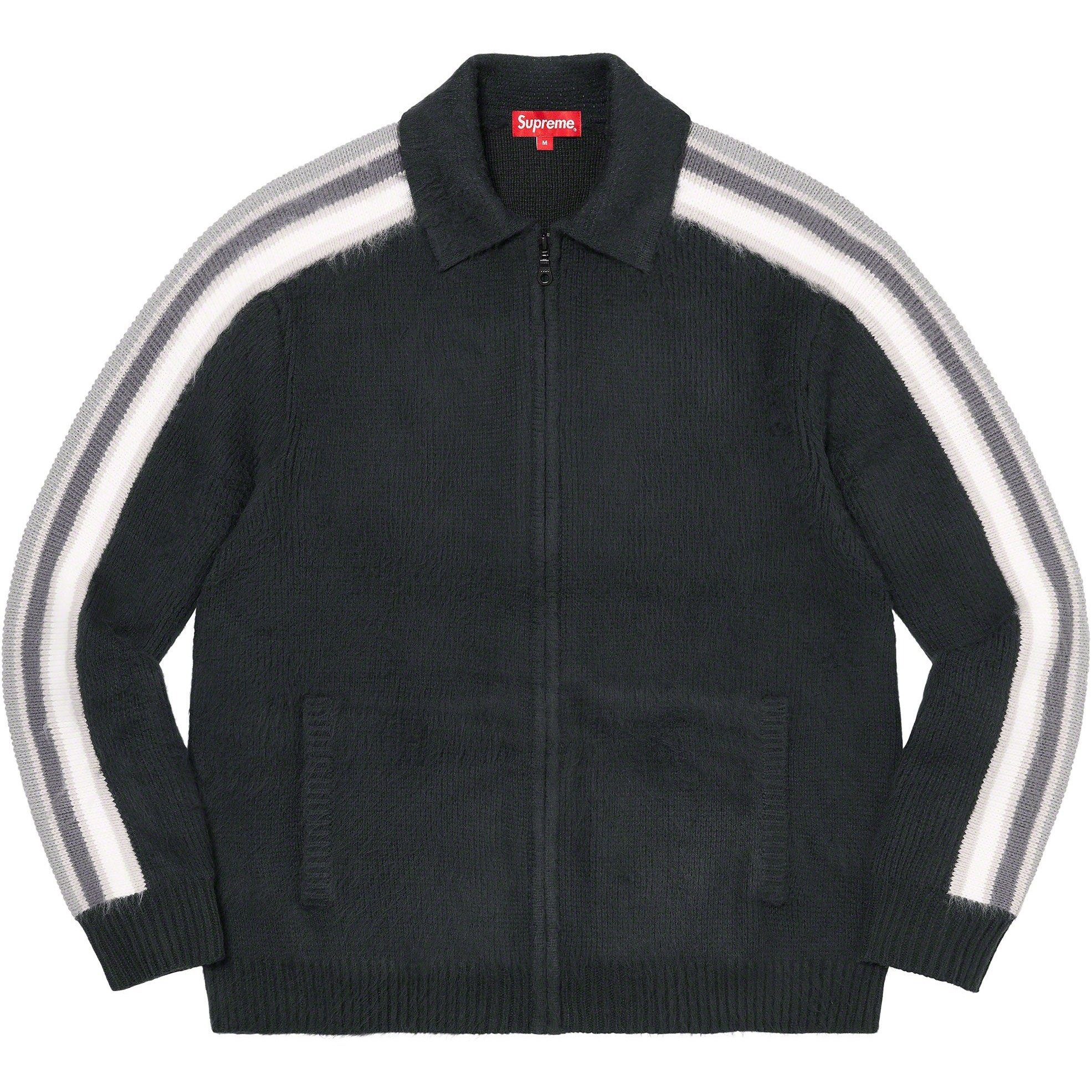 Supreme Sleeve Stripe Zip Up Sweater (SS23) - $188