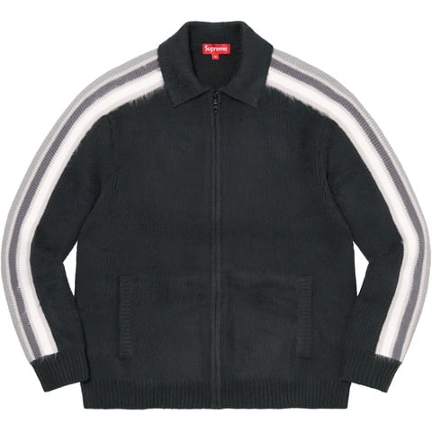 Sleeve Stripe Zip Up Sweater - spring/summer 2023 - Supreme