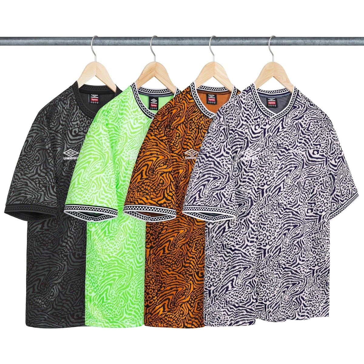 Supreme®/Umbro Jacquard Animal Print Soccer Jersey - SupremeCommunity