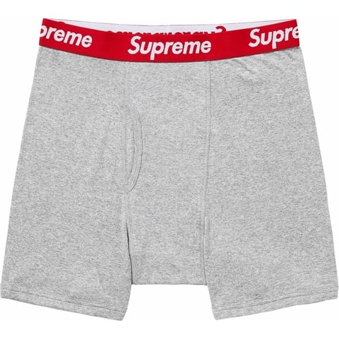 Supreme Hanes Boxer Briefs 2 Pack - Supreme