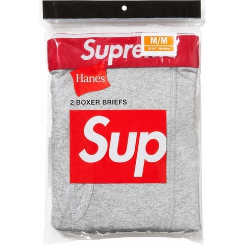 Supreme Hanes Boxer Briefs 2 Pack - Supreme