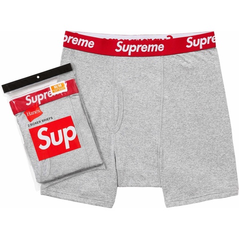 Supreme Hanes Boxer Briefs 2 Pack - Supreme