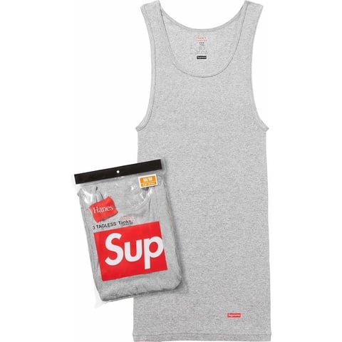 Supreme Supreme®/Hanes® Tagless Tank Tops (3 Pack) - $28.00