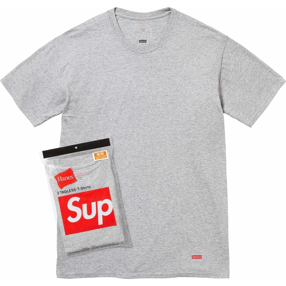 Supreme®/Hanes® Tagless Tees (2 Pack) - SupremeCommunity