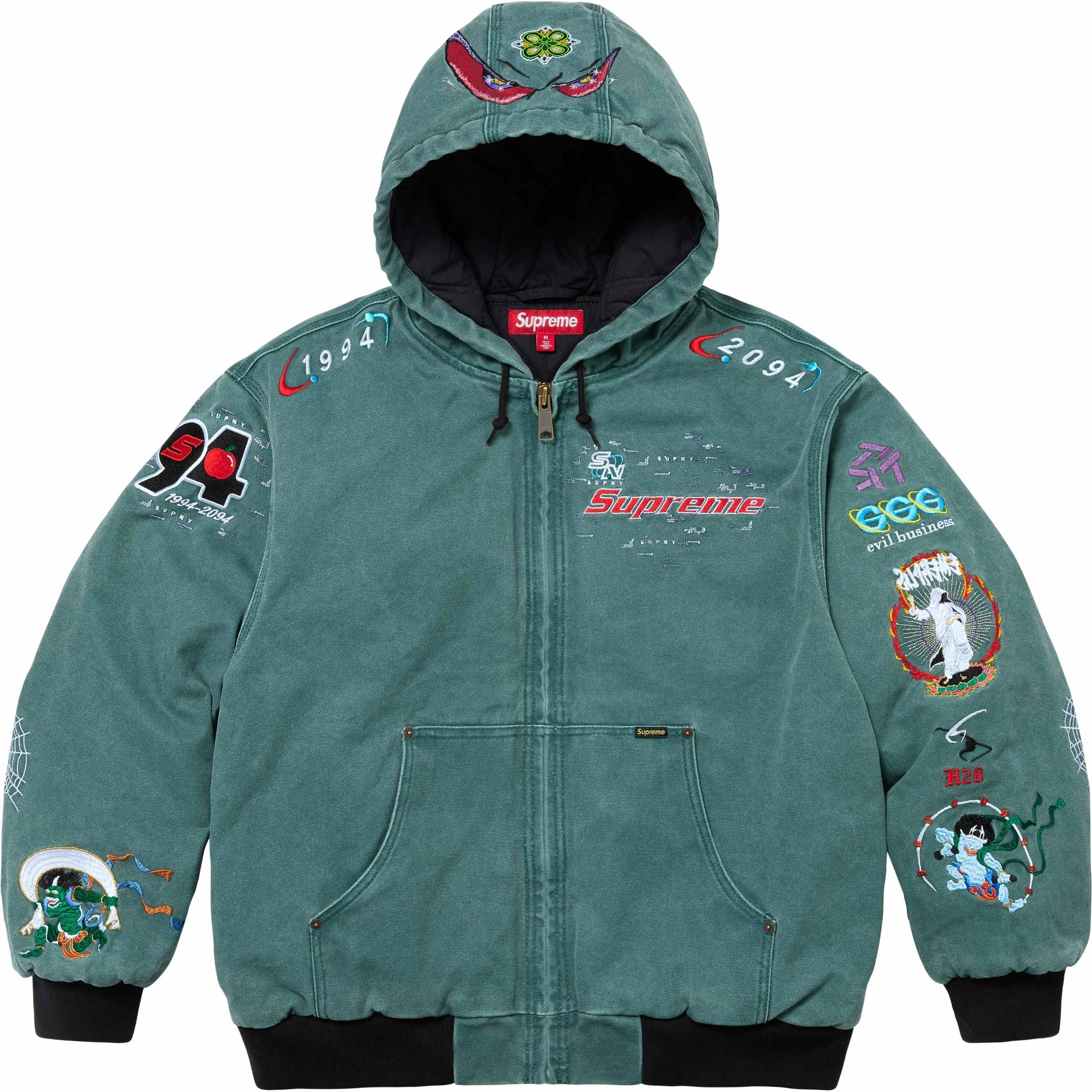 Supreme AOI Hooded Work Jacket (SS24) - Teal - $468
