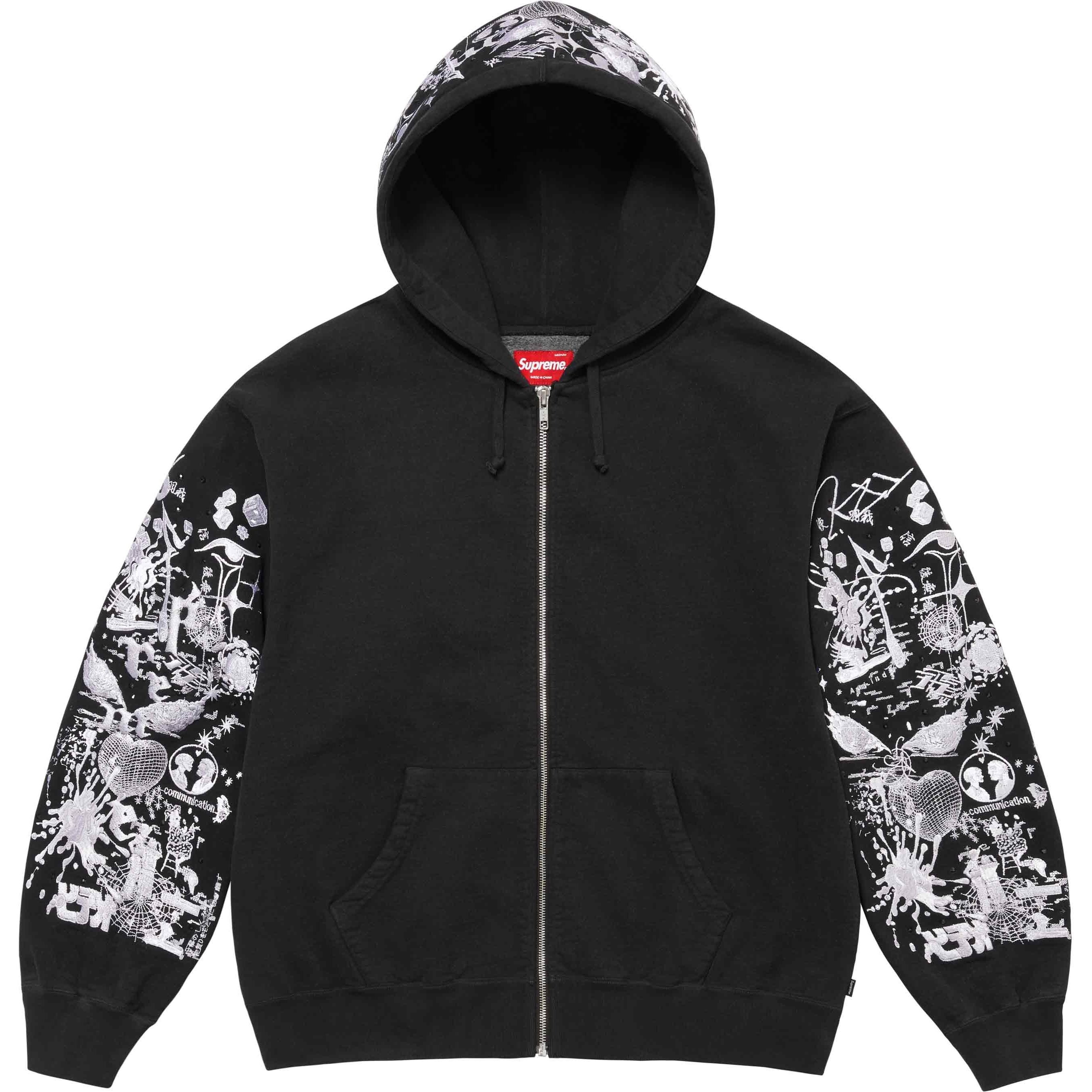 ひなもちお supreme Independent Supreme AOI Zip Up Hooded Sweatshirt (SS24) - $198