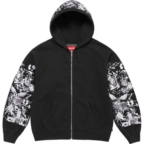 AOI Zip Up Hooded Sweatshirt - spring/summer 2024 - Supreme AOI Zip Up Hooded Sweatshirt - spring/summer 2024 - Supreme
