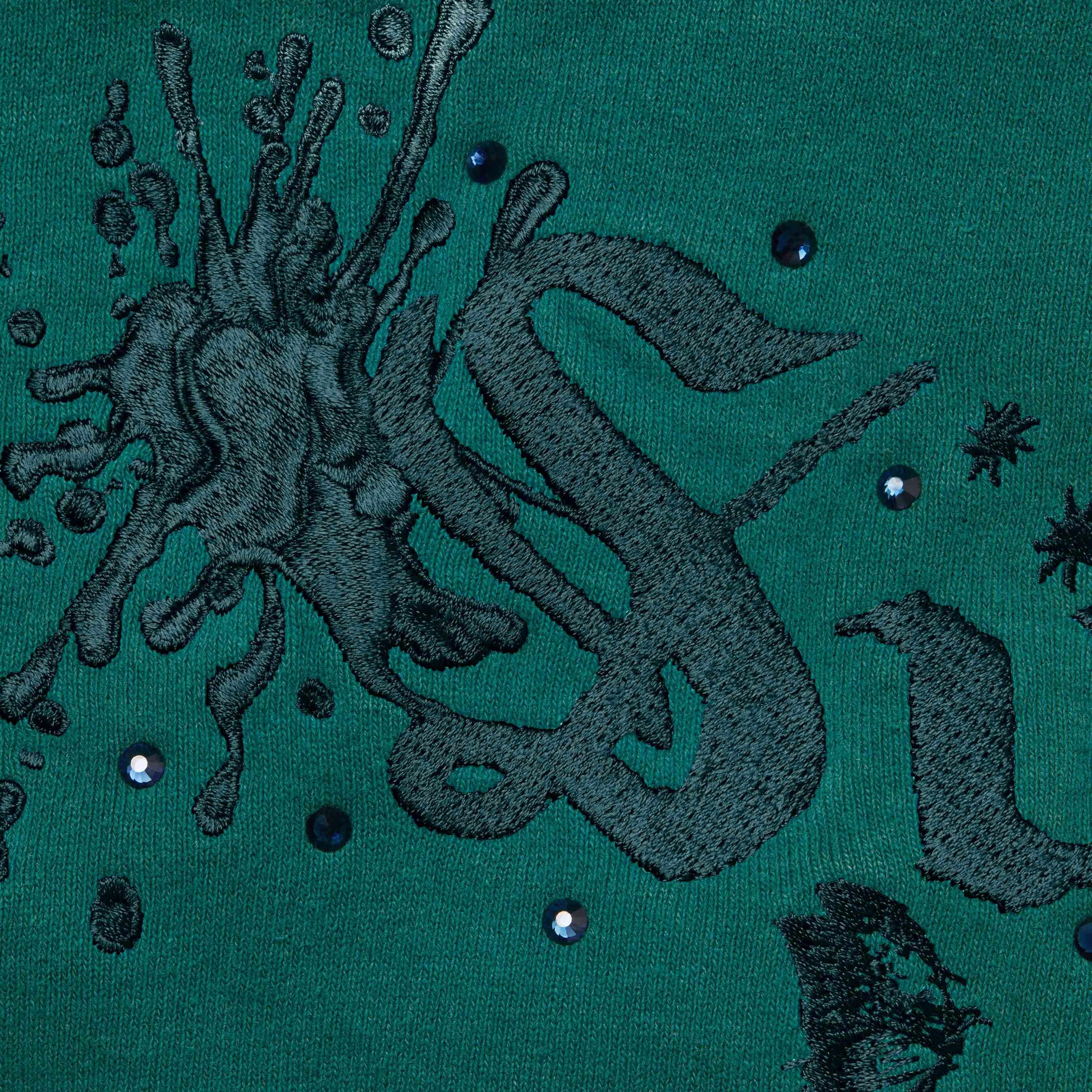 Supreme AOI Zip Up Hooded Sweatshirt (SS24) - Teal - $198