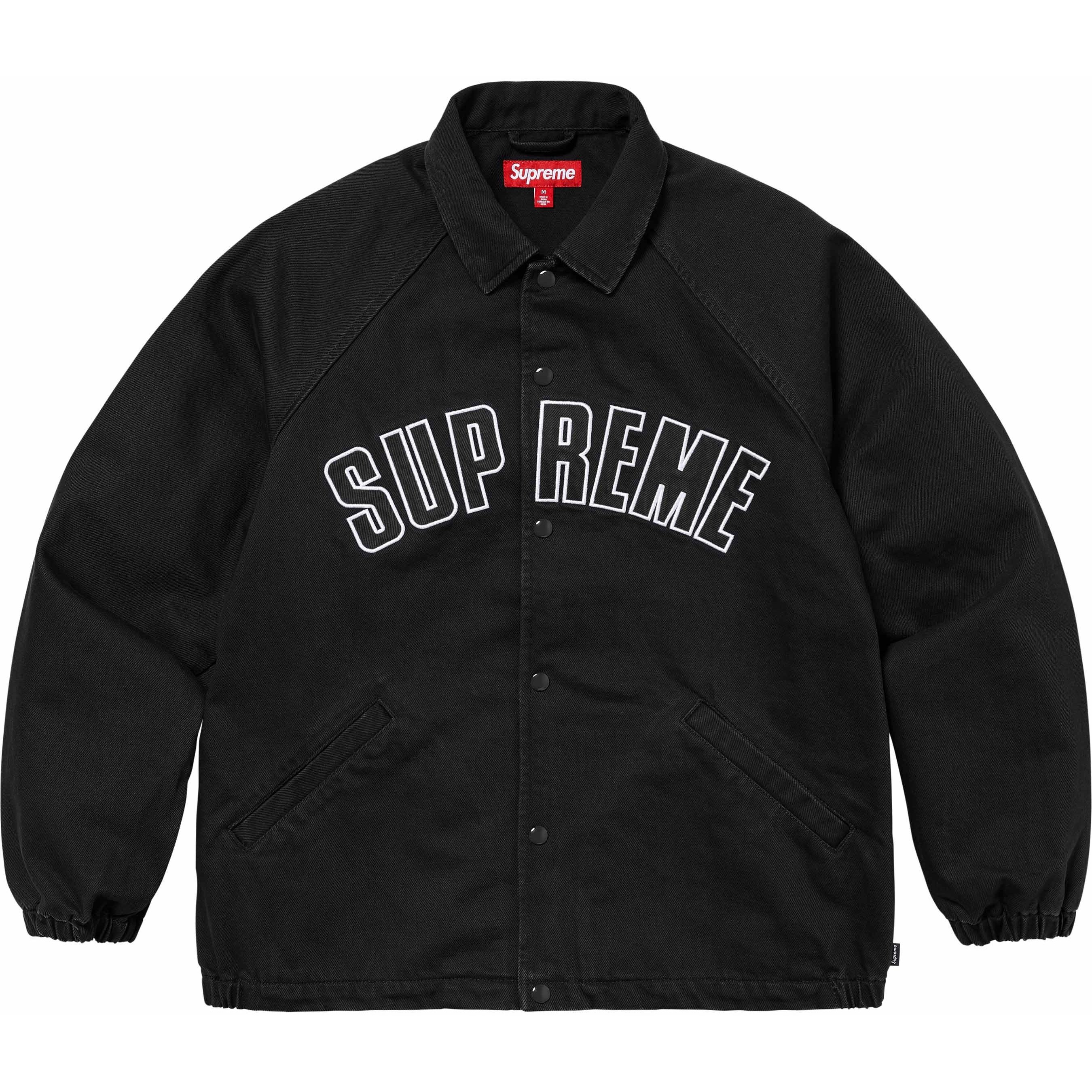 Supreme Arc Denim Coaches Jacket (SS24) - Black - $178