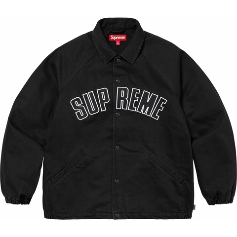 Supreme Arc Denim Coaches Jacket - Black